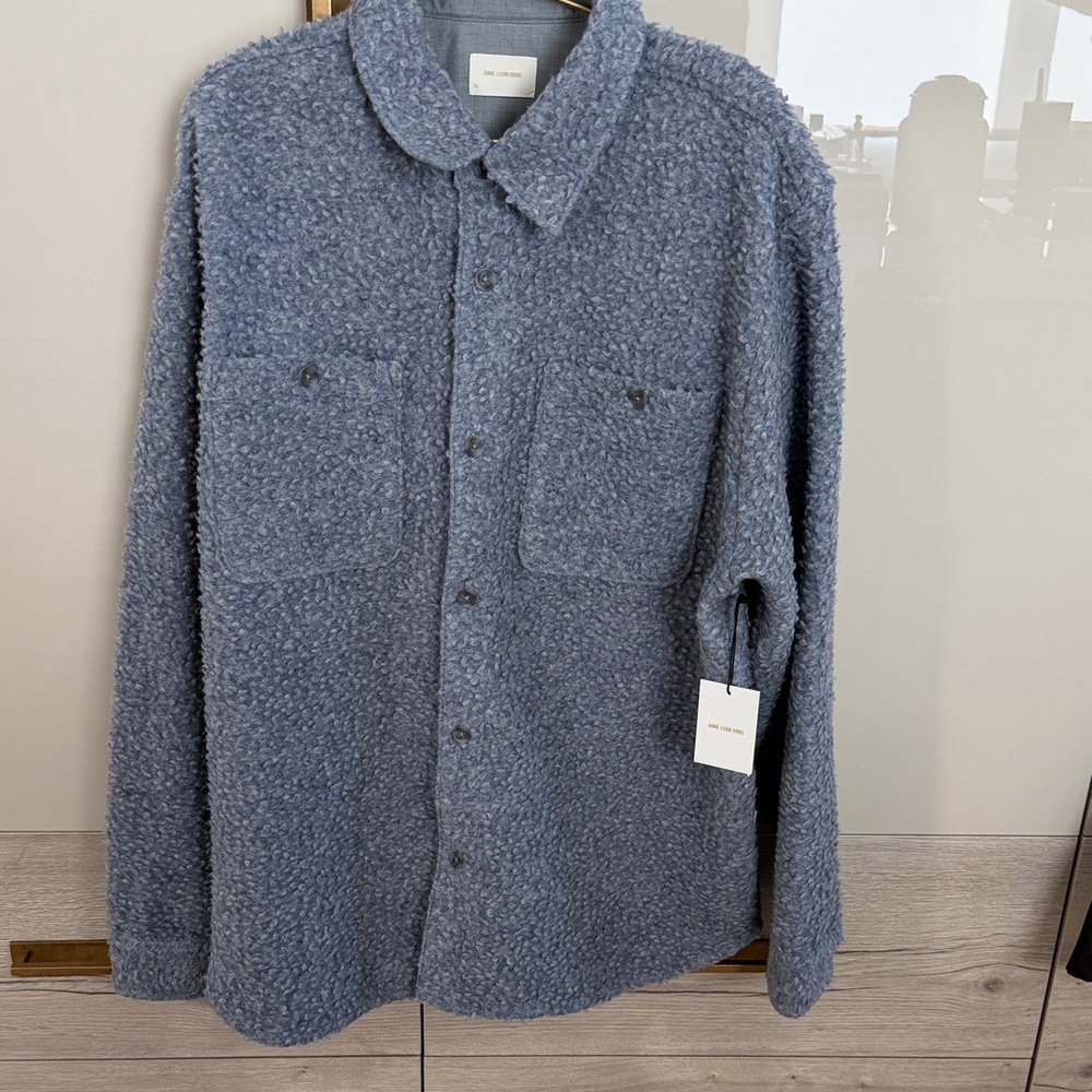 Aime Leon Dore Blue Teddy Jacket